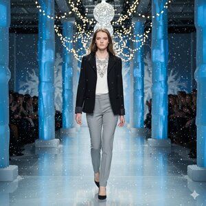 Lord & Taylor Women 8P Heavy Wool Suit Jacket 100% Wool 2-Pocket Buttons Lined